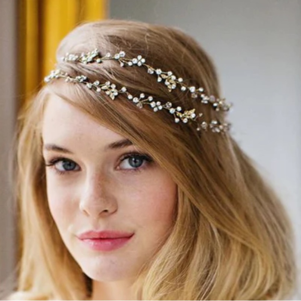Brides and hairpins GIA HALO NWT